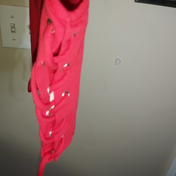 Ambiance Laced-up Side, Corset Girls Tank Top - Picture 4 of 8